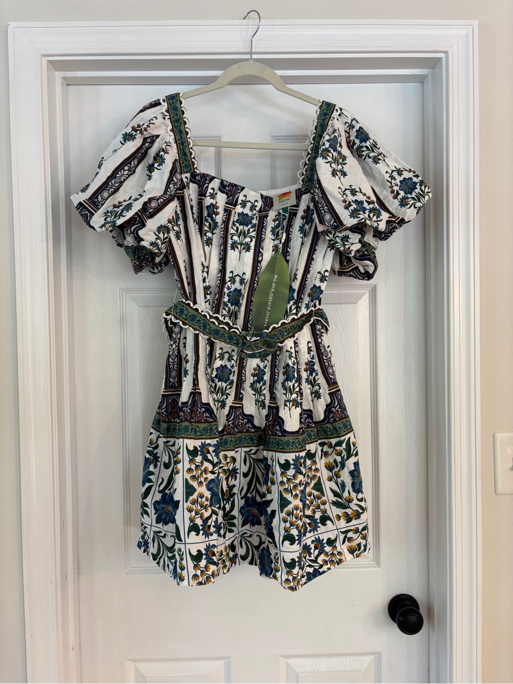 Off white Manoel belted mini dress - Picture 3 of 5